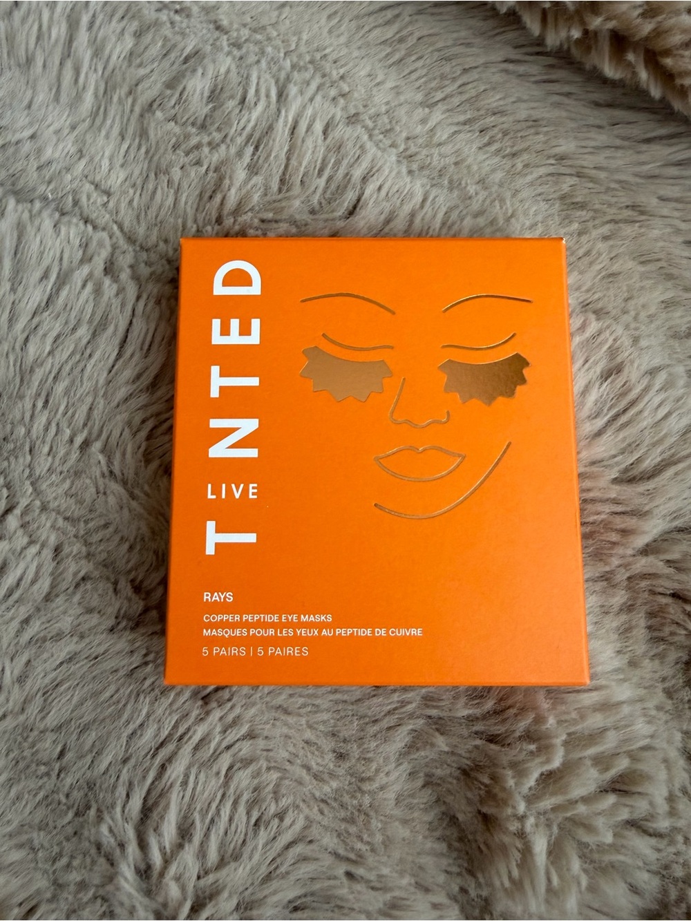 Live Tinted Rays Copper Peptide Eye Masks